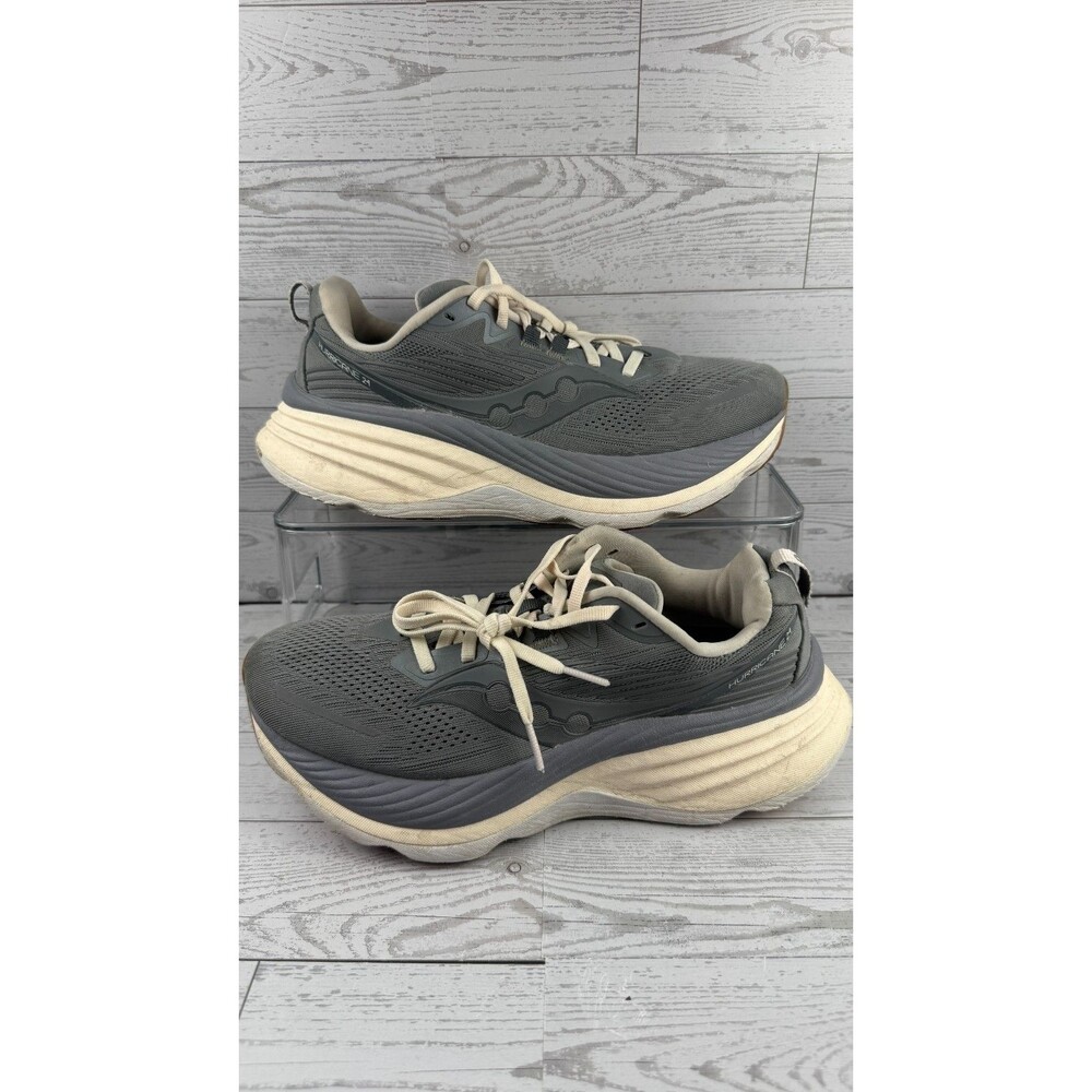 Saucony Hurricane 24 S10933-144 Gray 8.5B Women's Sneakers Running Shoes #387
